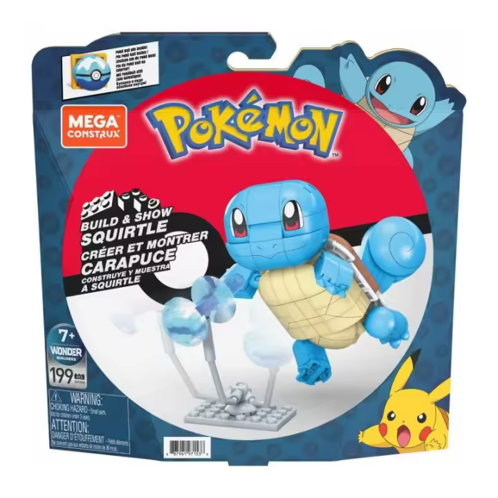 MEGA CONSTRUX POKÉMON SQUIRTLE DE MATTEL - Figuras de Acción Militar - 1