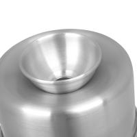 Mute De Tuba En Aleación De Aluminio Alta Calidad Accesorios De Instrumentos Musicales Silencioso Para Práctica Plata - details 7