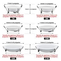 10Pcs/Lot Lámpara De Pared LED Redonda 220V Para Decoración De Hogar Sala De Estar Dormitorio Luz De Pared Recargada LED Spot - details 4