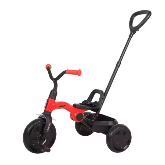 Triciclo Qplay plegable Ant Plus con barra Color Rojo (QPlay T440) - 1