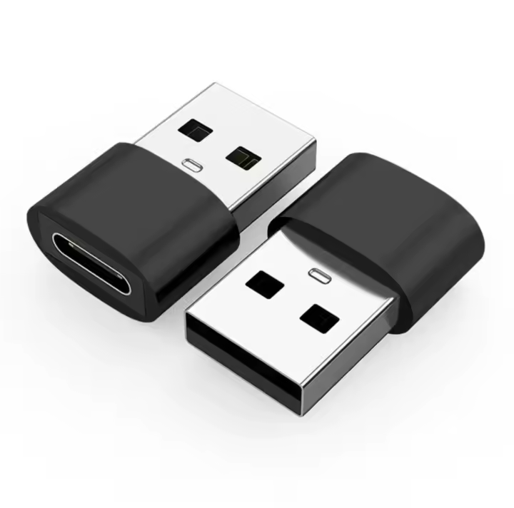 Adaptador OTG USB a Tipo C 2Pcs Conector USB-C Hembra a Micro USB Hembra Para Macbook Samsung S20 Adaptador De Conversión USB-C OTG - 1