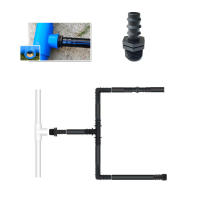 Conector De Barbaco De Riega Para Jardín 1/2 3/4 Hembra-Macho a 1 Pulgada Plástico PE Fijación De Tubo Irrigación BS - details 1