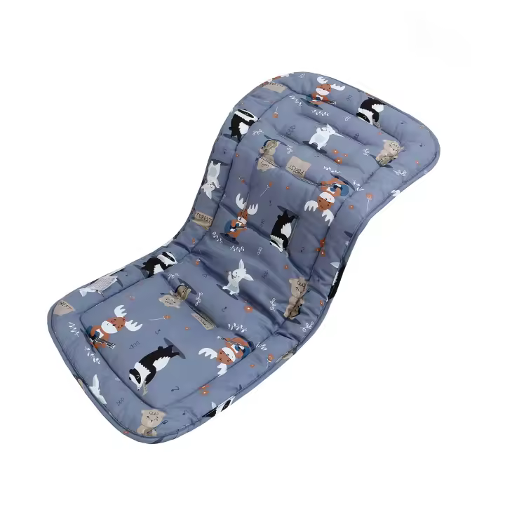 Colchoneta Silla Paseo Universal, Algodón Funda Carrto Bebe Universal, Funda Carro Bebe Universal de Doble Cara, Colchoneta Carro Bebe Universal, Colchoneta Silla Bebe para Bebés 77x34cm - 1