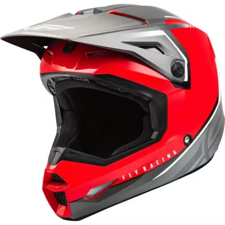 Casco FLY RACING Kinetic Vision - Rojo / Gris TALLA S - 1