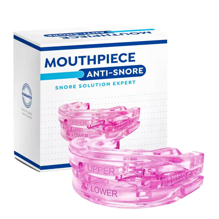 Dispositivo Antisnore Ajustable Con Piecesa De Silicona Protección Contra Bruxismo Ayuda Para Dormir Apnea Guardia De Dientes - 1