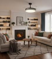 BEL AIR HOME - Ventilador de Techo ATENAS con Motor DC Silencioso - 108 cm de Diámetro, 3 Temperaturas de Luz - details 2