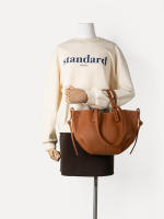 Bolso De Ala De Cuero PU Suave 2024 Nuevo Bolso De Mano De Gran Capacidad Para Mujeres Viajando Al Trabajo Con Sensación De Lujo - details 18