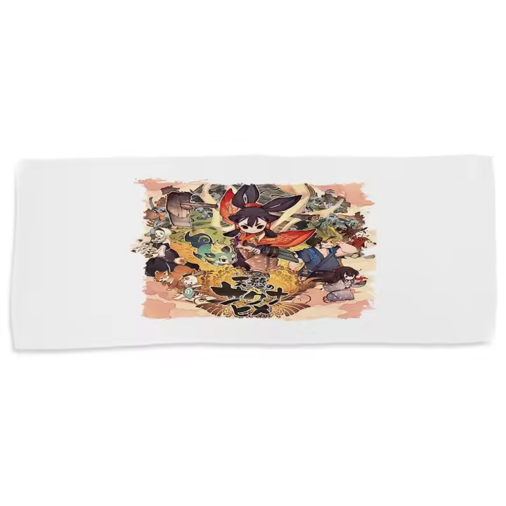 MERCHANDMANIA TOALLA MEDIANA GIMNASIO ABSORBENTE Tensui no Sakuna of rice and ruin hime suave con bolsita - 1