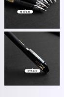 M&G Bolígrafo De Gel 0.5 Mm Negro Con Recarga Reemplazable Y Agarre De Goma Suave Cuerpo De Acabado De Sellado Flexible Para Estudiantes Y Profesionales Del Negocio - details 12