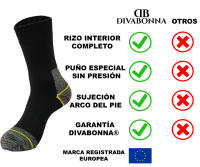 DEBEKOR 6 Pares Calcetines Trabajo Hombre – Calcetines Térmicos Hombre – Calcetines Hombre Invierno – Algodón Reforzados - details 0