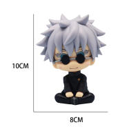 Jujutsu Kaisen 5Pcs/set Figuras De Acción PVC Lindas Yuji Itadori Gojo Satoru Q Versión Juguetes De Colección Anime Modelo 10CM - details 2
