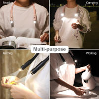Luz De Lectura Para El Cuello LED Recargable Con Brazos Flexibles Duradera Ideal Para Lectura Camping Noche - details 4