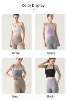 Sudadera De Yoga Para Mujer Verano Nueva Chaleco Deportivo Antigolpes Transpirable Rápido Secado Top Corto Cross Back Fitness - details 1