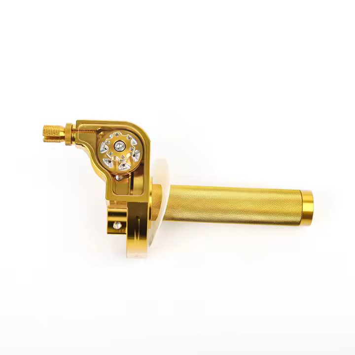 Manillar De Motocicleta Universal 22mm CNC De Aluminio Para Móvil Scooter Motocross ATV Quad Buggy Manija De Acelerador Giratoria - 1