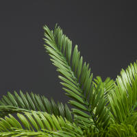 Árbol De Palma Artificial 45cm Con 18 Hojas Hojas De Monstera Tropicales Falsas Plantas Sago Cycas Para Decoración De Jardín Interior Y Exterior - details 2