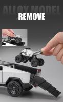 Modelo De Camión Tesla Cybertruck 1/24 En Aleación De Metal Juguete De Simulación Con Sonido Y Luz Vehículo Off-Road Para Niños - details 8