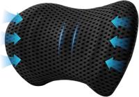 Cojín Lumbar ergonómico de Espuma viscoelástica, cojín Lumbar para Respaldo, cojín Lumbar para Asientos de Coche y sillas de Oficina (Negro) - details 0