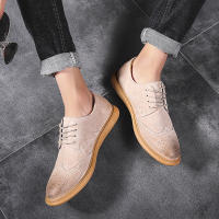 Zapatos De Cuero Genuino Para Hombre Zapatos De Negocios Retro Zapatos Formales Talla Grande De Alta Calidad Zapatos Casuales Con Diseño De Brogues - details 20