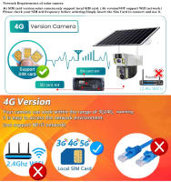 Cámara De Seguridad V380 Doble Lente 4G Con Solar PIR Detección Humana Visión Nocturna Impermeable 8MP 4K Batería CCTV Monitor - details 1