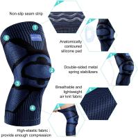 NEENCA Manguito De Compresión Para Rodilla Con Estabilizadores Lateral Y Gel De Patela Soporte De Rodilla Para Dolor Y Recuperación De Lesiones Meniscales - details 4
