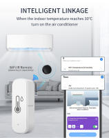 Sensor De Temperatura Y Humedad WiFi Tuya Compatible Con Alexa Y Google Home Monitoreo Inteligente De Hogar Sin Requerir Hub - details 2