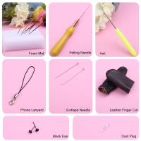 Kit De Herramientas Para Tejido Con Agujas KRABALL Para Principiantes Feltado De Animales Y Muñecas Suministros De Lana Para DIY De Tejido Con Agujas - details 6
