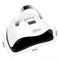 Lámpara LED UV SUN X7 MAX Para Uñas Con 57LEDs Secado De Esmalte De Gel Inteligente Sensor Automático Tiempo De 10-60 Segundos Tamaño 23.6*21*11.5cm Secador Profesional De Uñas - details 6