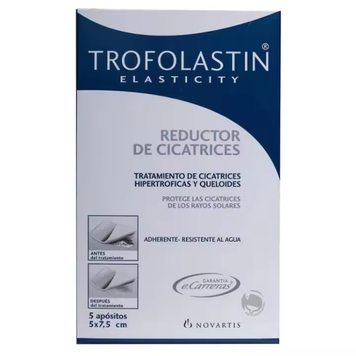 TROFOLASTIN REDUCTOR DE CICATRICES 5 APÓSITOS 5X7.5 CM - 1