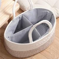 Bolsa De Pañales De Algodón Para Bebé Cesta De Almacenamiento Portátil Para Viajes Eco-amigable Bolsa Para Mamá - details 11