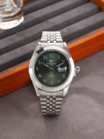 Reloj De Pulsera De Lujo Clásico Para Hombres Con Fecha Y Correa De Acero Inoxidable Deportivo Y Casual Con Marcas Arábigas Resistente Al Agua - details 10