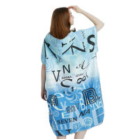 Poncho Toalla Rápida De Secado Microfibra Para Playa Y Natación Robe De Baño Para Adultos Con Capucha Toalla De Natación - details 6