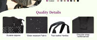 Diaper Bag Tote for Girls and Boys with Pacifier Case, Large Tote Diaper Bag for Moms, Travel & Work, Stylish Mommy Bag for Hospital, Baby Shower Gifts - details 2