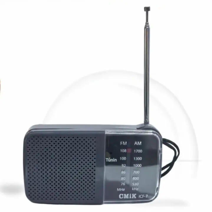 Radio de doble banda nueva FM AM onda media puntero mini - 1