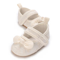 Zapatos De Princesa Para Bebé Niña Con Cordones Y Aros Antideslizantes Suela Suave Para Cama Ropa De Bebé 0-18 Meses - details 22