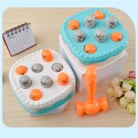 Juguetes de juego Whack-a-Mole para niños pequeños Juguetes interactivos Whack-a-Mole con forma de pastel para el desarrollo de la coordinación de las manos Imanes de construcción para niñas Martillo de cuatro colores enviados al azar - details 2