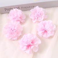 10/20Pcs Flores De Chiffon Artificiales Para Decoración De Hogar Boda Fiesta Navidad Aniversario Estilo Carnation Material Seda - details 6
