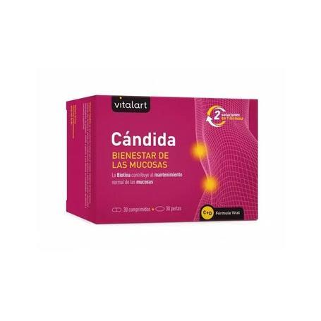 Vitalart Cándida - Suplemento para la Salud de la Mujer - 30comp + 30 Perlas