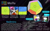 MoYu MeiLong Kilominx 2x2 Megaminx Sin Pegatinas Cubo Mágico De Dodecaedro Juguete Para Adultos Material Plástico - details 18