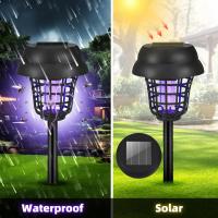 Lámpara Repelente De Mosquitos Solar Portátil Sin Radiación Silenciosa Trampa De Insectos Eliminador De Mosquitos Para Exteriores - details 2