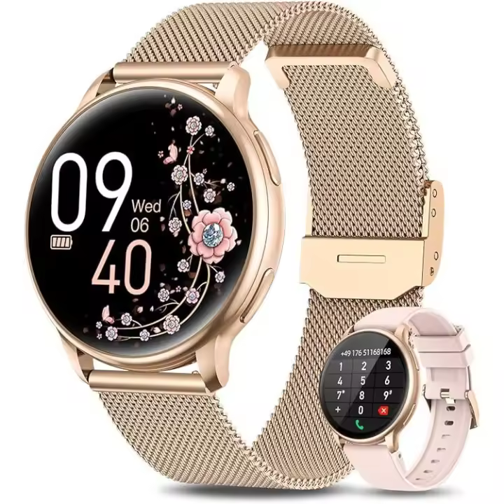 Reloj Inteligente BT HD para Mujeres 2,39 pulgadas Pantalla Complete Táctil Amoled Personalizable Impermeable IP67 with Pantalla de Llamada Smartr - 1