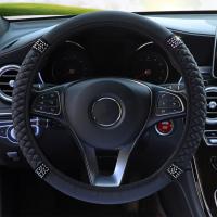 Cubierta De Volante De Coche Suave Con Trenzado Para 37-38 CM Antideslizante Con Anillo Interior Accesorio De Estilo Para Volante - details 13