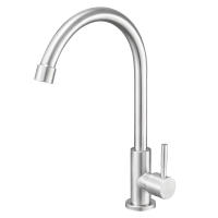 Stainless Steel Faucet Single Cold Water Faucet Bathroom Vertical Faucet Kitchen Water Faucet - details 4