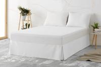Cubre Canapé Volante con Faldón Elástico Blanco Estilo Fuelle - Protector Estiloso y Funcional de Samaruc- Mommata - details 7