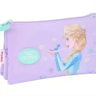 SAFTA PORTATODO TRIPLE FROZEN SPIRIT 22x12x3cm - 1