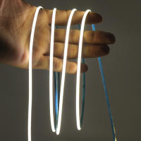 Tira LED COB Flexible 3MM Ancho Para Decoración Del Hogar 384Leds/M 3000K 4000K 6000K Calor/Natural Blanco DC 12V 24V Sin Protección Contra El Agua - details 9