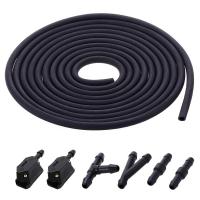 Juego De 7 Piezas De Braza De Limpiaparabrisas Frontal Con Boquilla De Lavado Ajustable En 4 Direcciones Y Válvula De Cheque Tube De 2m T Pieza Y Pieza Recta - details 5