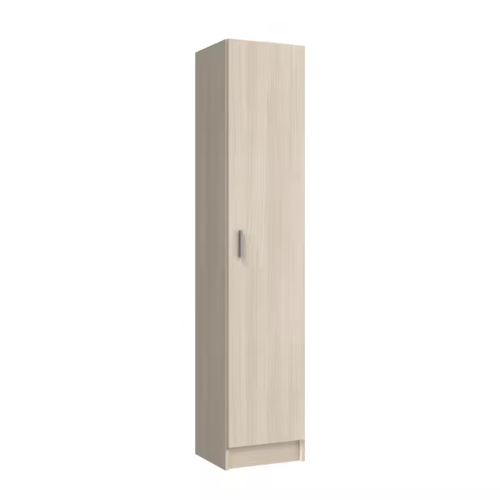 Armario multiusos 1 puerta - Roble Armario para dormitorio - Fabricado en España - Melamina Alta calidad - Somnia Descanso - 1