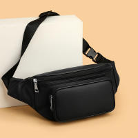 Bolsa De Cintura Para Hombre De Cuero Genuino 100% Mini Viaje Fanny Pack Bolsa De Cinturón De Cuero Para Teléfono Móvil Estilo Casual - details 2