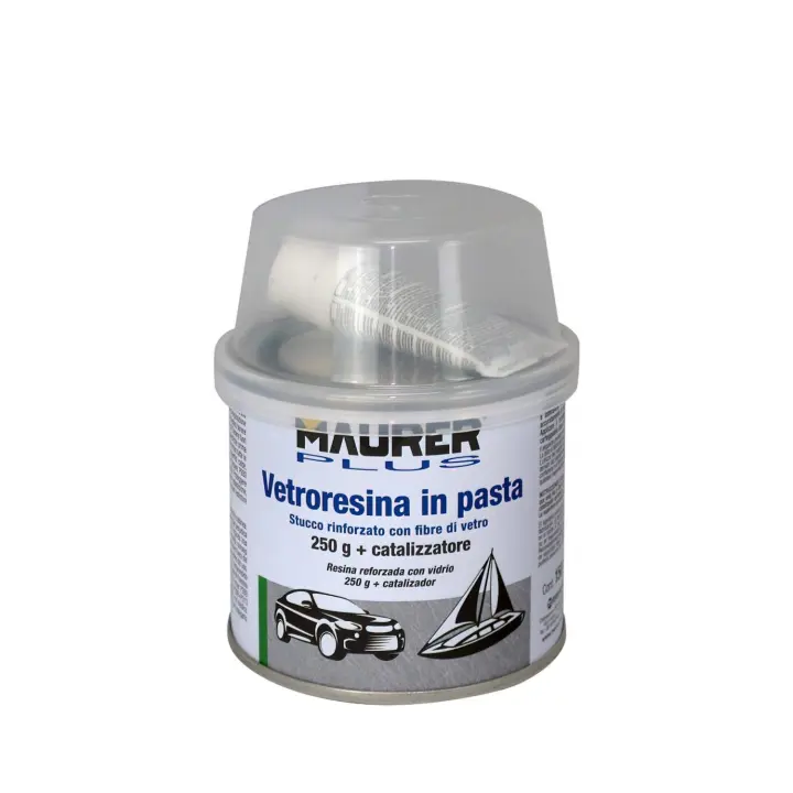 SANCO STORE - MAURER Masilla Fibra Vidrio 150 ml. (Con Endurecedor) - 1
