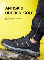 Zapatos De Seguridad Para Hombre Con Punta De Acero Mocasines De Trabajo Ligeros Y Transpirables Antideslizantes Para Adultos - details 8